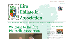 Desktop Screenshot of eirephilatelicassoc.org