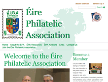 Tablet Screenshot of eirephilatelicassoc.org